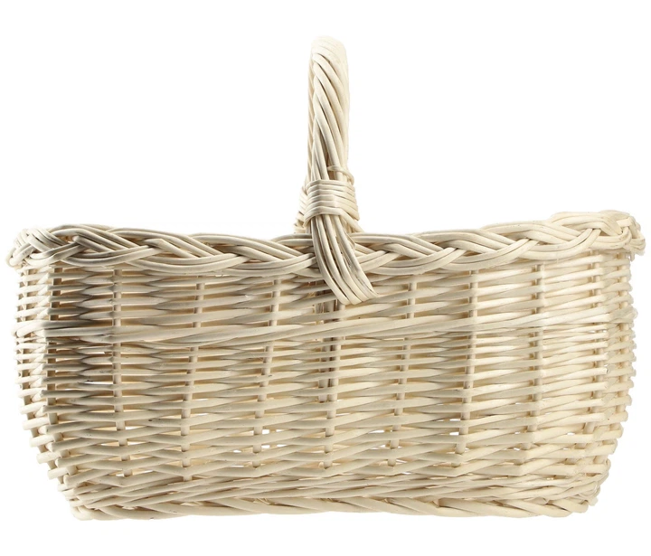 Кошик плетений для покупок Kadax Anfo 27 x 28 см Білий K9159 (5903699485101) - зображення 4