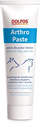 Suplement diety Dolfos Arthro Paste dla wspomagania metabolizmu stawów u psów i kotów 100 g (5902232649598) - obraz 1