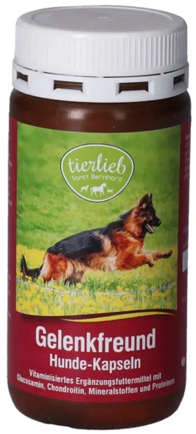 Suplement diety Krauterhaus Sanct Bernhard Przyjaciel stawów dla psów 130 kapsułek (4250382200994) - obraz 1
