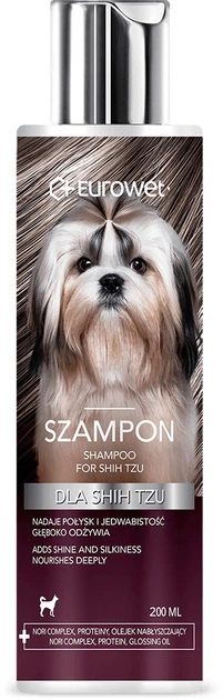 Szampon dla psa rasy Shih Tzu Eurowet Kolor i Pielęgnacja 200 ml (5907785442382) - obraz 1