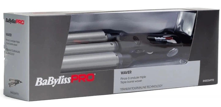 Тройная плойка для укладки волнами BaByliss PRO BAB2269TTE Triple Barrel Waver - изображение 2
