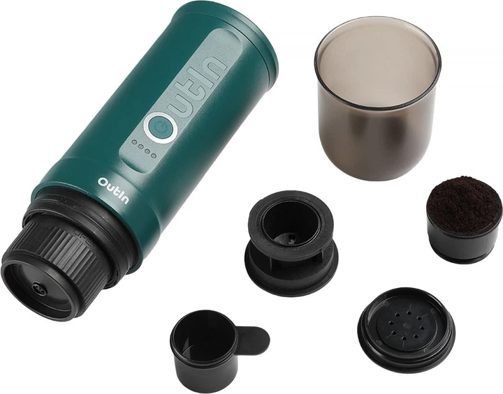 Przenośny ekspres Outin Nano Espresso Maker Teal (1240000016406) - obraz 3