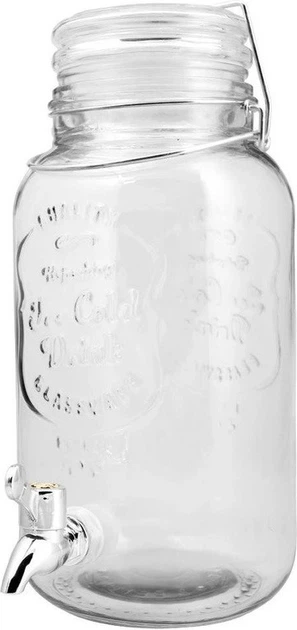 Диспенсер для напоїв Orion з краном скляний 4 л (8592381132262) - зображення 3