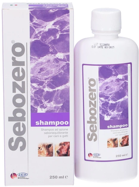 Szampon przeciwłojotokowy Geulincx Sebozero dla psów i kotów 250 ml (8009722000147) - obraz 2