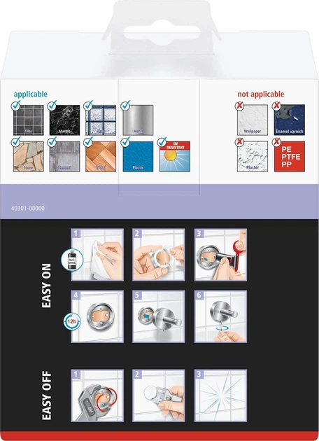 Uchwyt na papier toaletowy TESA Moon 40301 - obraz 4