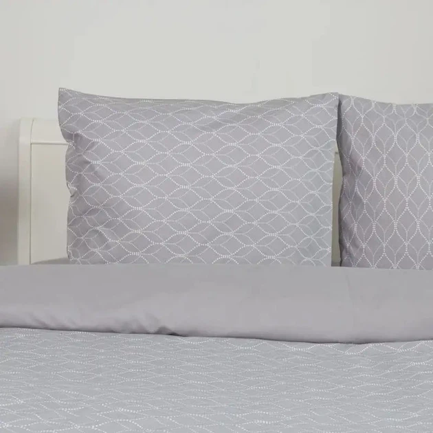 Постельное белье ТЕП Melluna Urban Grace двуспальное наволочки 50х70/70х70 см Серый (28090180215) - Фото 6 Постельное белье ТЕП Melluna Urban Grace двуспальное наволочки 50х70/70х70 см Серый (28090180215) - изображение 6