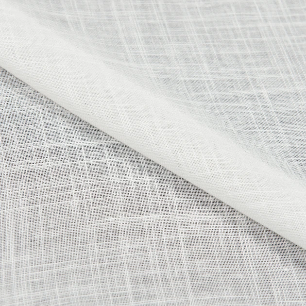 Тканина тюль кісея Міконос імітація льону молочна (72г/м.кв300см пог.м) 129766 - Фото 1 Тканина тюль кісея Міконос імітація льону молочна (72г/м.кв300см пог.м) 129766 - зображення 1