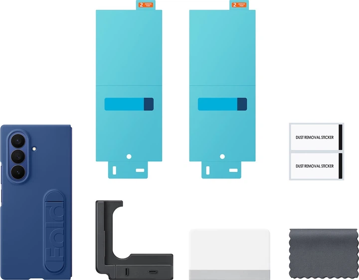 Панель Samsung Silicone Case для Samsung Galaxy Z Fold7 Blue (EF-MF966CNEGWW) - зображення 6