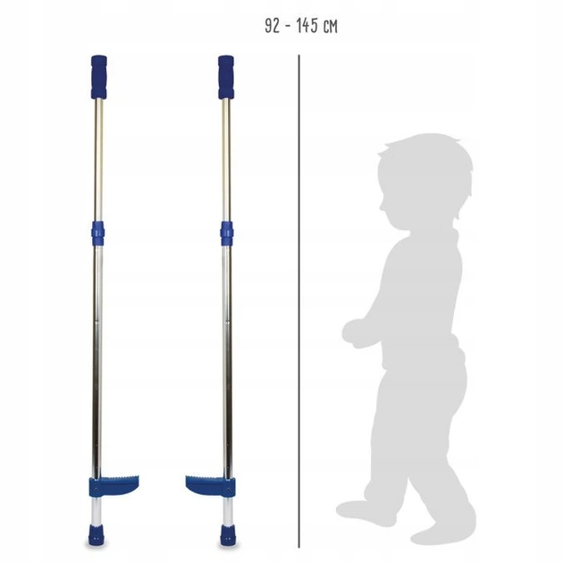 Ходулі Small Foot Kids Металеві регульовані 145 см 2 шт Сині 9511 (4020972095114) - зображення 3
