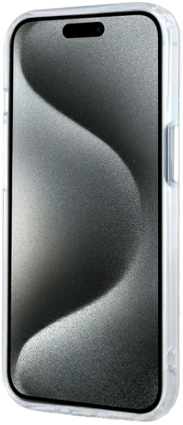 Панель Karl Lagerfeld IML Metal Karl&Choupette Head MagSafe do Apple iPhone 15 White (KLHMP15SHLSKCH) - зображення 5