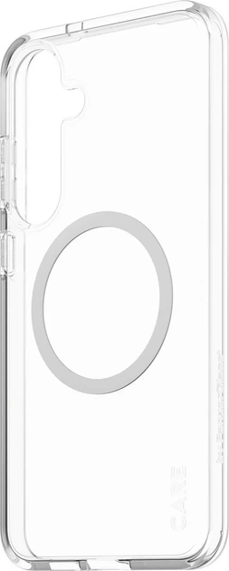 Панель CARE by Panzer Glass Flagship Case Urban Combat Case Transparent w. White Qi для Samsung Galaxy S25 Plus Transparent-White (CRRFUWQG37942) - зображення 2