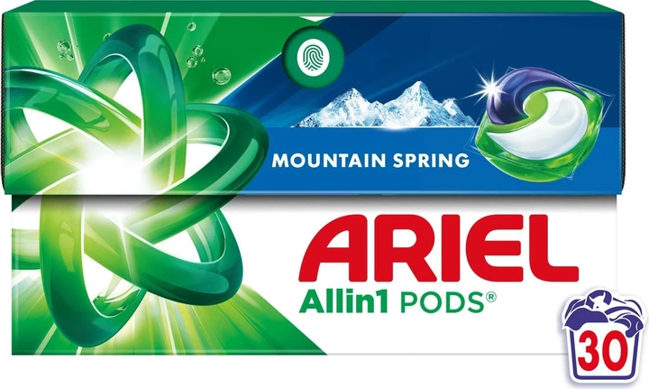 Kapsułki do prania Ariel All in 1 Pods Mountain Spring 30 szt (8700216765480) - obraz 2