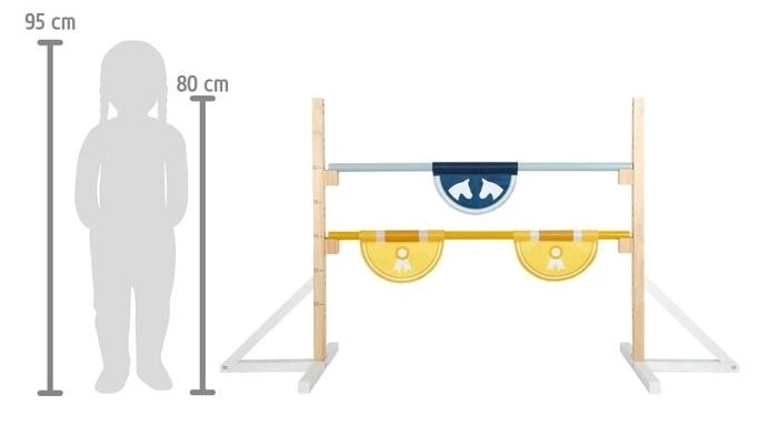 Набір перешкод Small Foot Hobby Horse 2 поперечини з прапорцями 12398 (4020972123985) - зображення 2