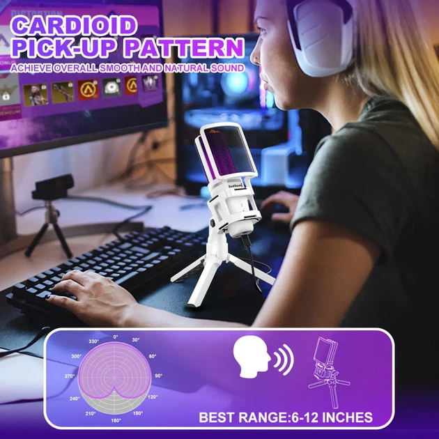 Игровой USB-микрофон ZealSound A68 – RGB, шумоподавление и кристальный звук - изображение 5