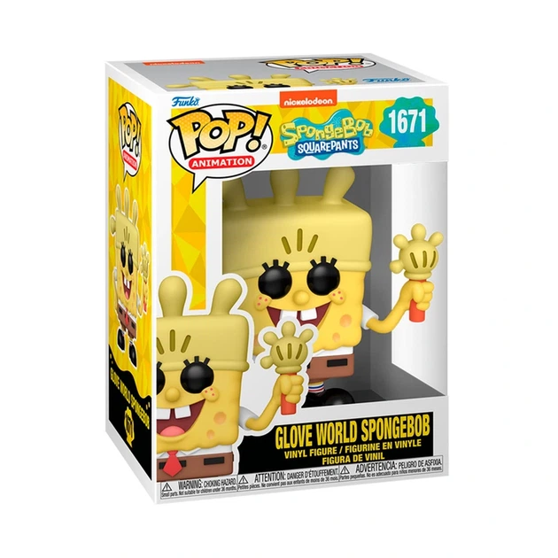Ігрова фігурка FUNKO POP! серії "Губка Боб Квадратні Штани" - ГУБКА БОБ З РУКАВИЧКОЮ-ЛІХТАРИКОМ - Фото 3 Ігрова фігурка FUNKO POP! серії "Губка Боб Квадратні Штани" - ГУБКА БОБ З РУКАВИЧКОЮ-ЛІХТАРИКОМ - изображение 3