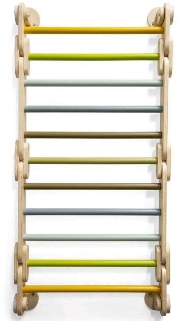 Дерев'яна рама для лазіння Small Foot 2 в 1 трикутник та настінна стійка 12625 (4020972126252) - зображення 1