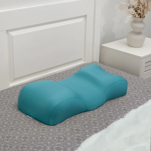 Подушка ортопедическая Pillow Way BeautyBalance против морщин сна и отёчности M L 65×33 см аквамарин - Фото 3 Подушка ортопедическая Pillow Way BeautyBalance против морщин сна и отёчности M L 65×33 см аквамарин - изображение 3