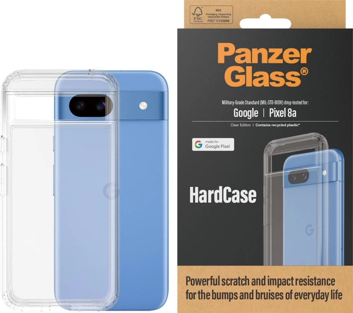 Etui plecki Panzer Glass Hard Case do Google Pixel 8A Transparent (5711724012280) - obraz 3