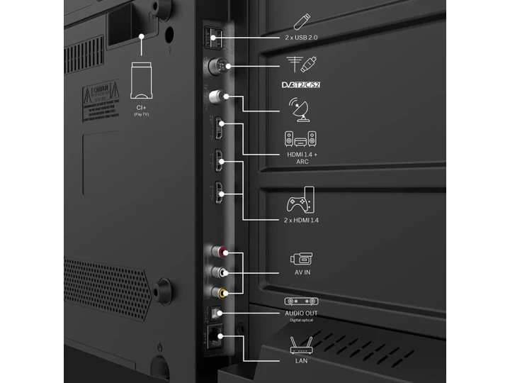 Телевізор Thomson 24HQG3S15C - Фото 3 Телевізор Thomson 24HQG3S15C - изображение 3