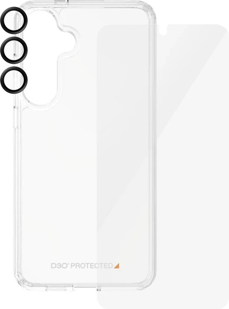 Панель Panzer Glass Bundle 3в1 для Samsung Galaxy S24 Plus + Захисне скло Прозорий (5711724212116) - зображення 2