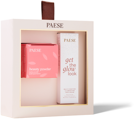 Zestaw do pielęgnacji twarzy Paese All About The Base 01 Get The Glow Look Krem do twarzy rozświetlający 30 ml + Puder sypki Beauty jęczmienny 10 g (5902627629396) - obraz 2