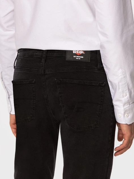 Jeansy slim fit męskie Lee Cooper London-1089 29-32 Czarne (5905991750123) - obraz 3