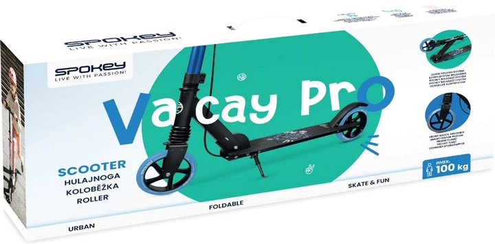 Hulajnoga dla dzieci i młodzieży Spokey VACAY PRO 944602 (5905339446022) - obraz 12