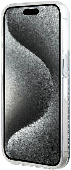 Панель Karl Lagerfeld Liquid Glitter Choupette Head Magsafe для Apple iPhone 14 Pro Max Transparent (KLHMP14XLGCHSGH) - зображення 4