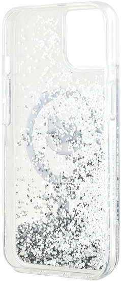 Etui Karl Lagerfeld Liquid Glitter Choupette Head Magsafe do Apple iPhone 15 Plus/14 Plus Transparent (KLHMP15MLGCHSGH) - obraz 7