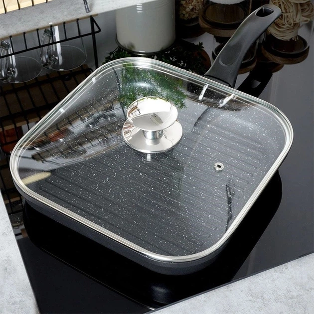 Pokrywka Orion Grande szklana kwadratowa 27 x 27 cm (8592381154561) - obraz 2