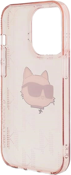 Панель Karl Lagerfeld IML Choupette Head & Monogram для Apple iPhone 14 Pro Max Pink (KLHCP14XHKLPCHP) - зображення 7