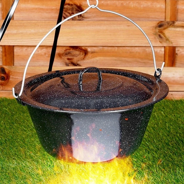 Pokrywka Orion emaliowana do kociołka 13 l 40 cm (8592381126421) - obraz 5