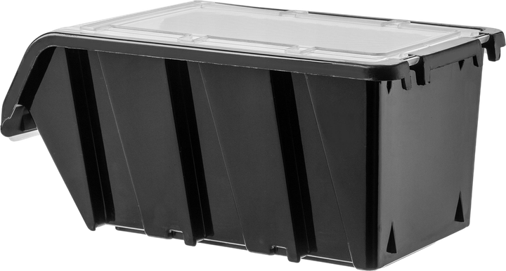 Zestaw kuwet warsztatowych z pokrywą Kadax KTR16 155 x 100 mm 20 szt. Czarne (5903699456781) - obraz 5