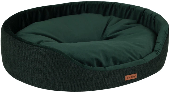 Лежак для собак Amiplay Siena овальний XL Зелений (5907563303034) - зображення 2