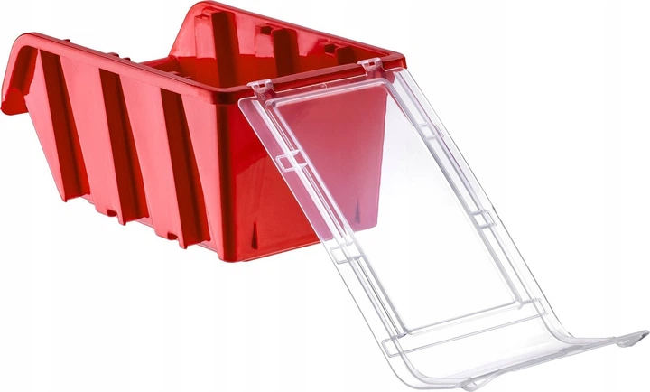 Zestaw kuwet warsztatowych z pokrywą Kadax KTR16 155 x 100 mm 20 szt. Czerwone (5903699456811) - obraz 3