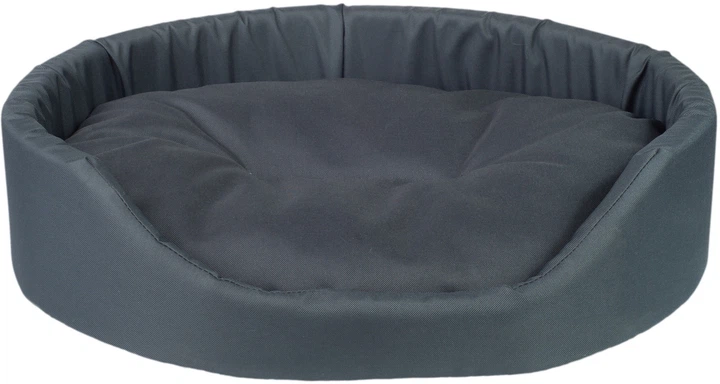 Лежак для собак Amiplay Basic овальний S Графітовий (5907563246195) - зображення 1