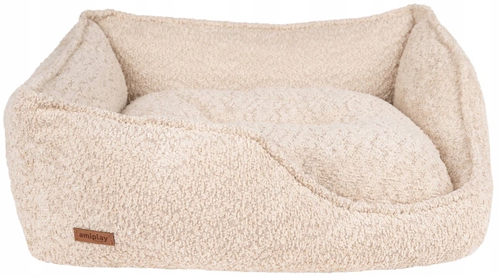Legowisko dla psów Amiplay Prato Sofa L Kremowe (5907563316034) - obraz 1