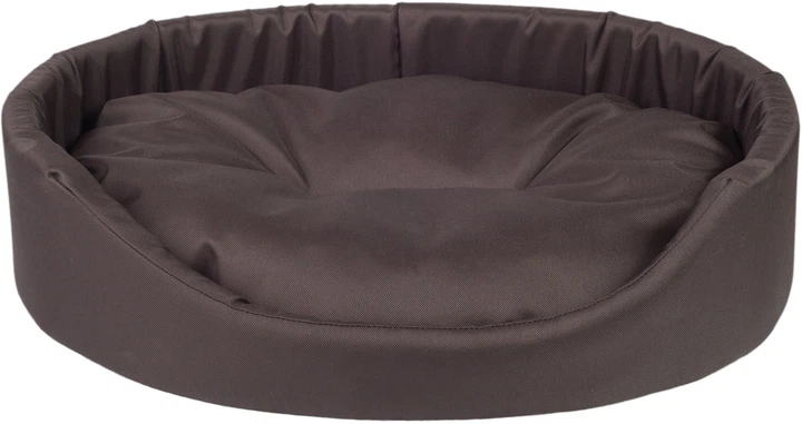 Legowisko dla psów Amiplay Basic owalne XXXL Brązowe (5907563246430) - obraz 1