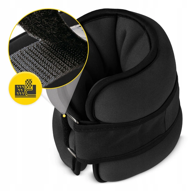 Утяжелители-манжеты для ног и рук 4FIZJO 2 x 2 кг Black (P-5907739311108) - изображение 8