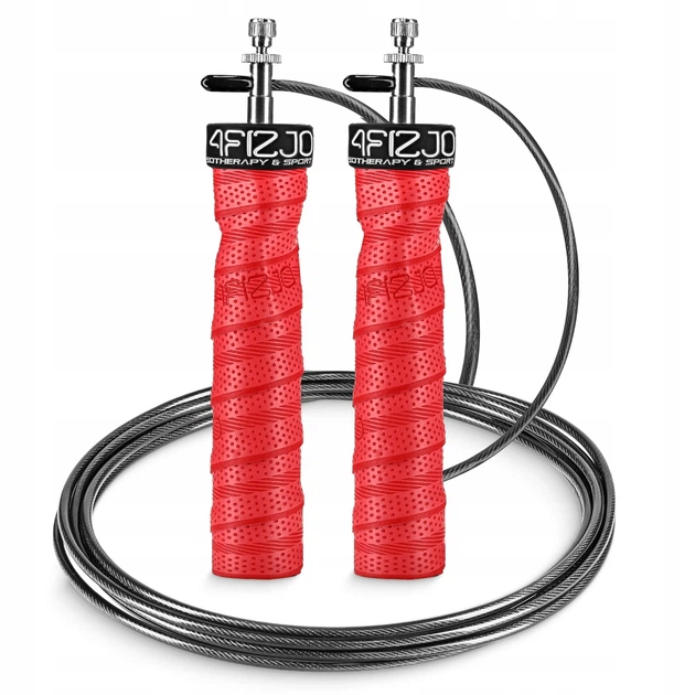Скакалка скоростная для кроссфита 4FIZJO Speed Rope PRO+ Red (P-5907739313171) - изображение 8