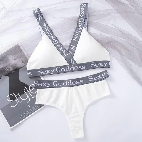Комплект спортивного белья "Sexy Goddess" S-M Белый - изображение 2
