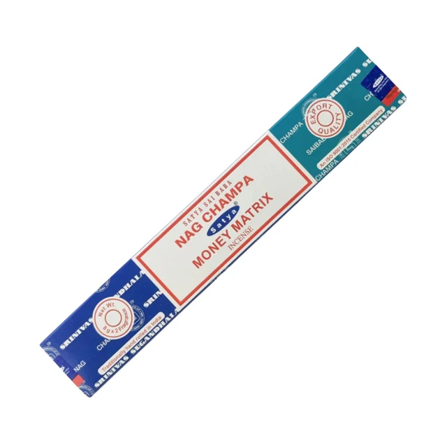 Аромапалочки Наг Чампа и Денежная матрица Nag Champa Money Matrix 16г Satya 8904234405780 - Фото 1 Аромапалочки Наг Чампа и Денежная матрица Nag Champa Money Matrix 16г Satya 8904234405780 - изображение 1