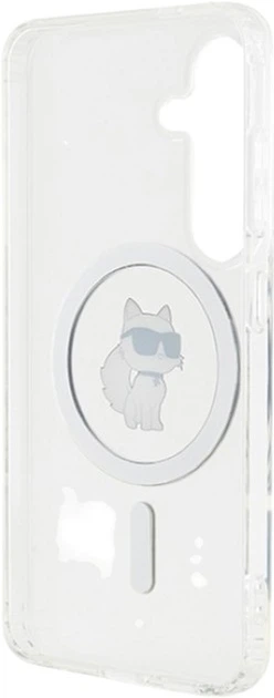 Etui Karl Lagerfeld IML Choupette MagSafe do Samsung Galaxy S24 Transparent (KLHMS24SHFCCNOT) - obraz 7