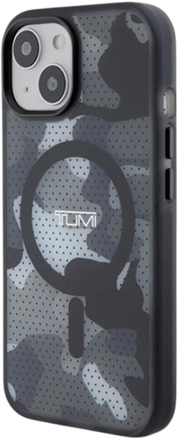 Панель TUMI Frosted Camo Print MagSafe для Apple iPhone 15/14/13 Black (TUHMP15STCAMK) - зображення 2