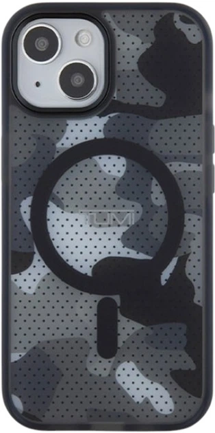 Панель TUMI Frosted Camo Print MagSafe для Apple iPhone 15/14/13 Black (TUHMP15STCAMK) - зображення 3
