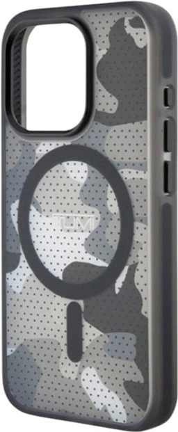 Etui TUMI Frosted Camo Print MagSafe do Apple iPhone 15 Pro Black (TUHMP15LTCAMK) - obraz 6