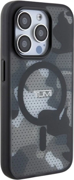 Панель TUMI Frosted Camo Print MagSafe для Apple iPhone 15 Pro Max Black (TUHMP15XTCAMK) - зображення 4
