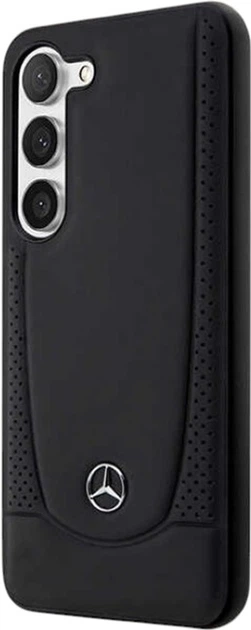 Etui Mercedes-Benz Leather Urban do Samsung Galaxy S23 FE Black (MEHCS23FEARMBK) - obraz 2