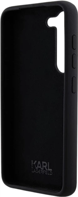 Etui Karl Lagerfeld Silicone Karl&Choupette Metal Pin do Samsung Galaxy S23 Black (KLHCS23SSMHKCNPK) - obraz 7