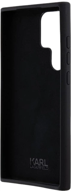 Etui Karl Lagerfeld Silicone Choupette Metal Pin do Samsung Galaxy S23 Ultra Black (KLHCS23LSMHCNPK) - obraz 7